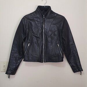 VIntage Walter Dyer Leather Moto Jacket